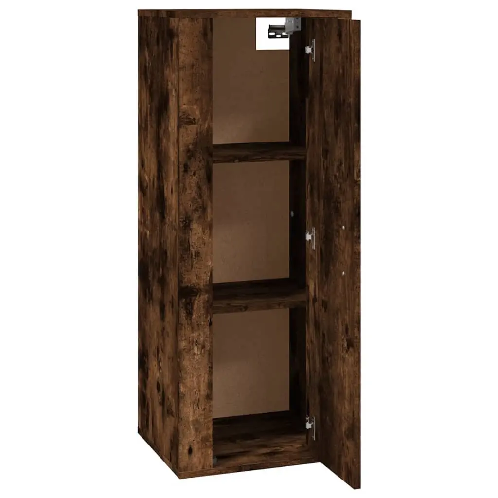 Wall Mounted TV Cabinet Brown Engineered Wood 40x34.5x100cm Media Unit Storage