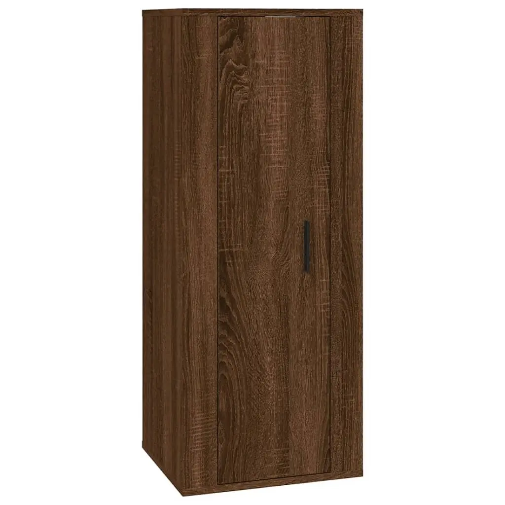 Wall Mounted TV Cabinet Brown 40x34.5x100cm Media Storage Unit