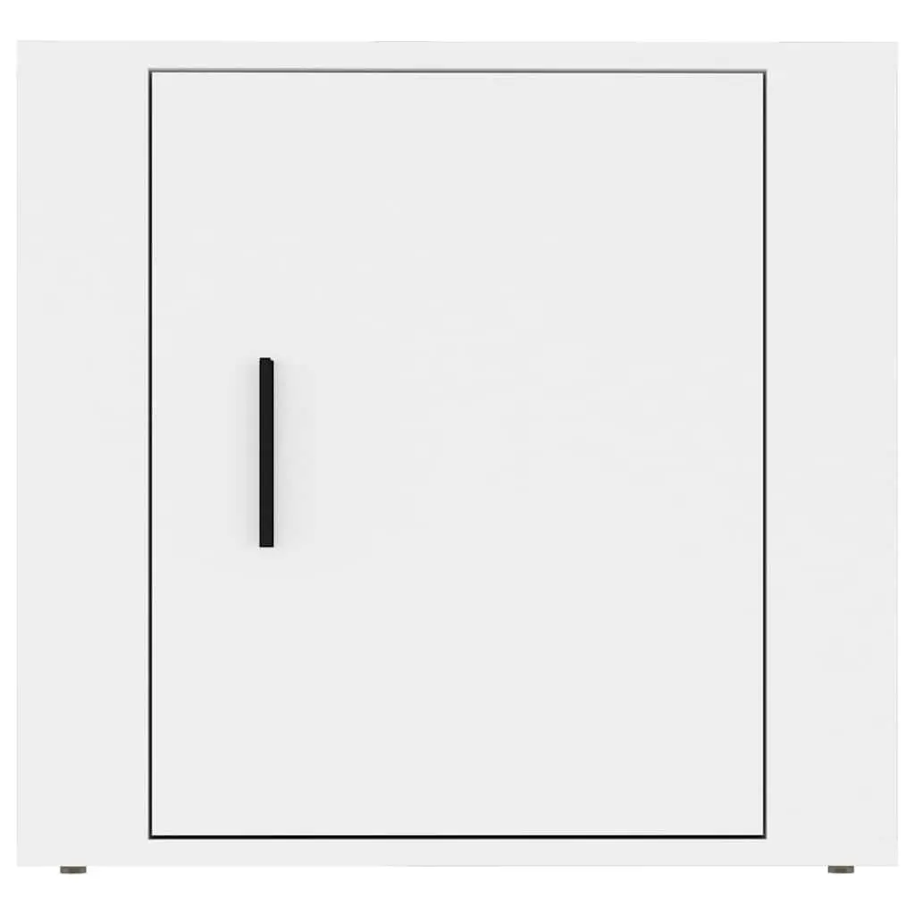 Bedside Cabinets White 50x39x47cm Engineered Wood Storage Table 2 Piece