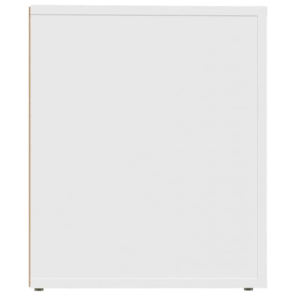 Bedside Cabinets White 50x39x47cm Engineered Wood Storage Table 2 Piece