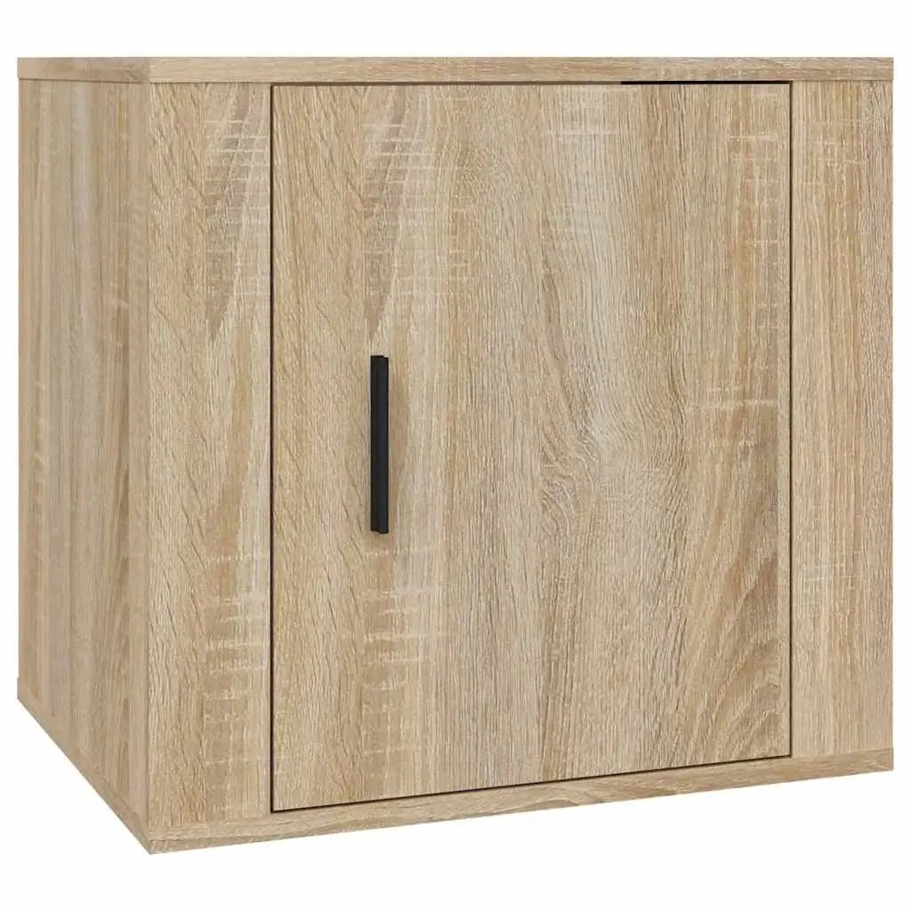 Bedside Cabinets Brown 2 Piece Storage Side Tables Bedroom Furniture Organiser