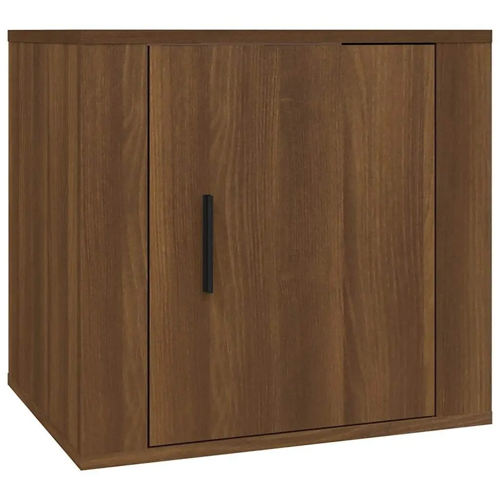 Bedside Cabinets Brown Oak 2 Piece Storage Furniture Nightstand Bedroom