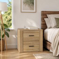 Compact Wooden Nightstand for Bedroom Essentials