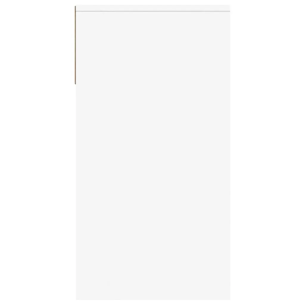 Console Table White Engineered Wood 100cm x 39cm x 75cm 2 Drawers Entryway Storage