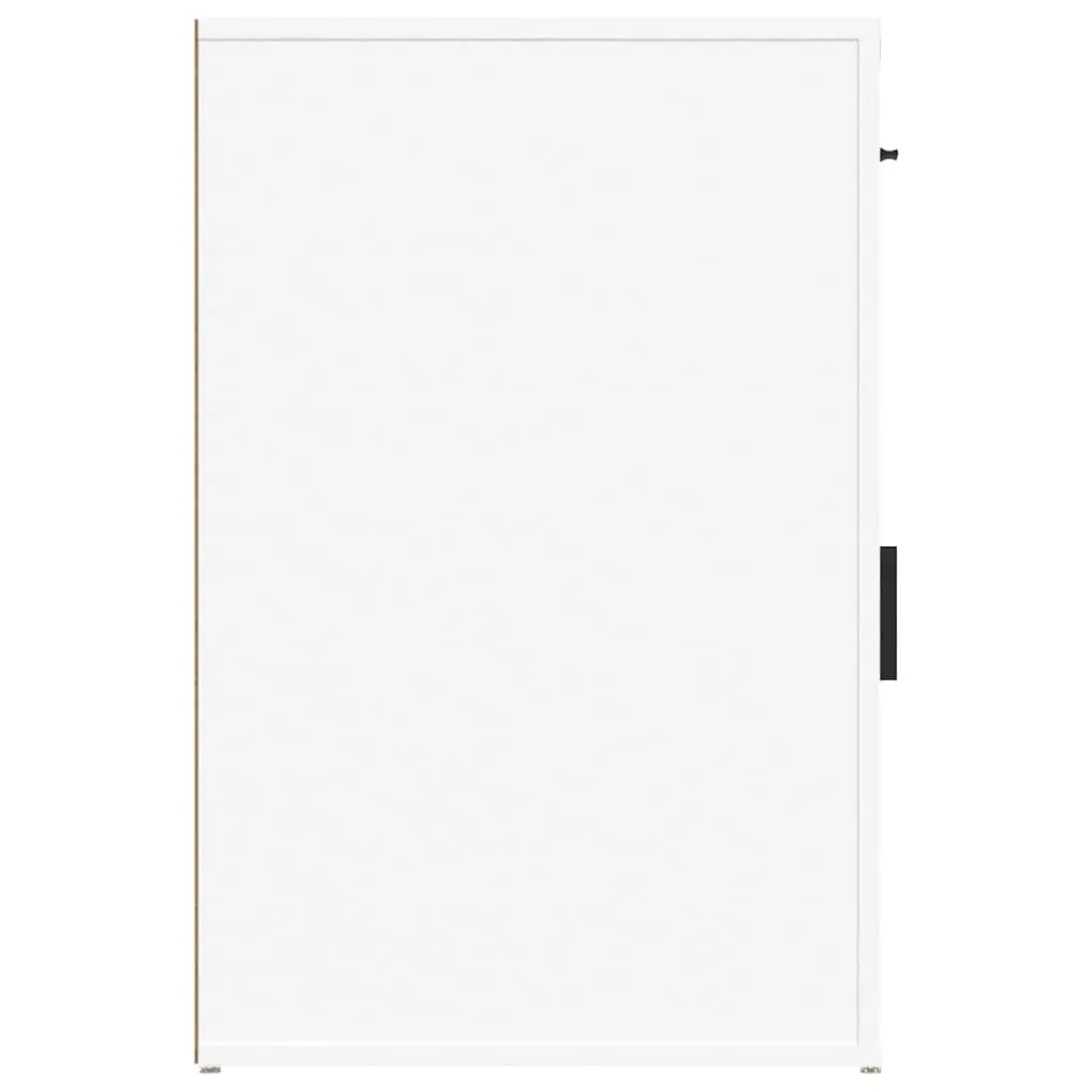 Desk Cabinet White Engineered Wood Compact Storage Organizer with Drawer and Door