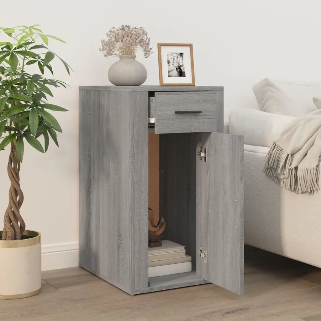 Grey Desk Cabinet for Organized Spaces