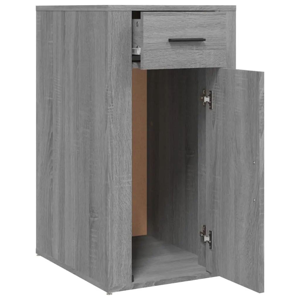 Grey Desk Cabinet for Organized Spaces