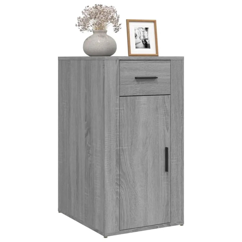 Grey Desk Cabinet for Organized Spaces