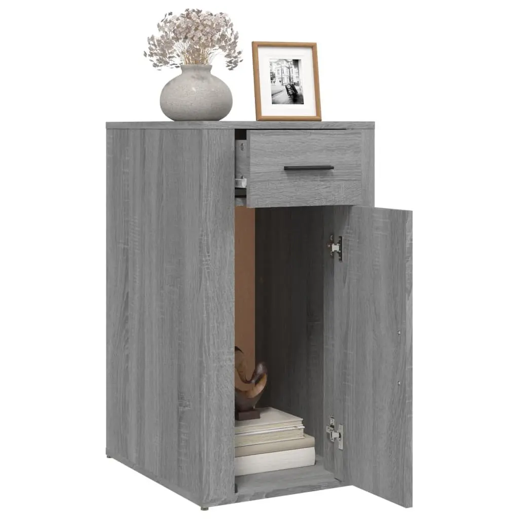 Grey Desk Cabinet for Organized Spaces
