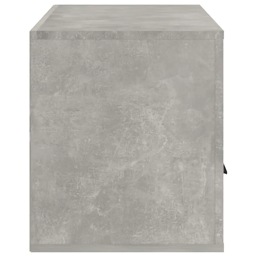 Concrete Grey TV Cabinet with Ample Storage