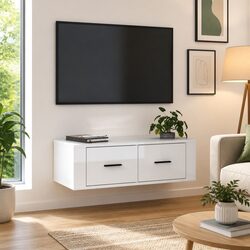 Wall-Mounted TV Cabinet: Elegant and Practical