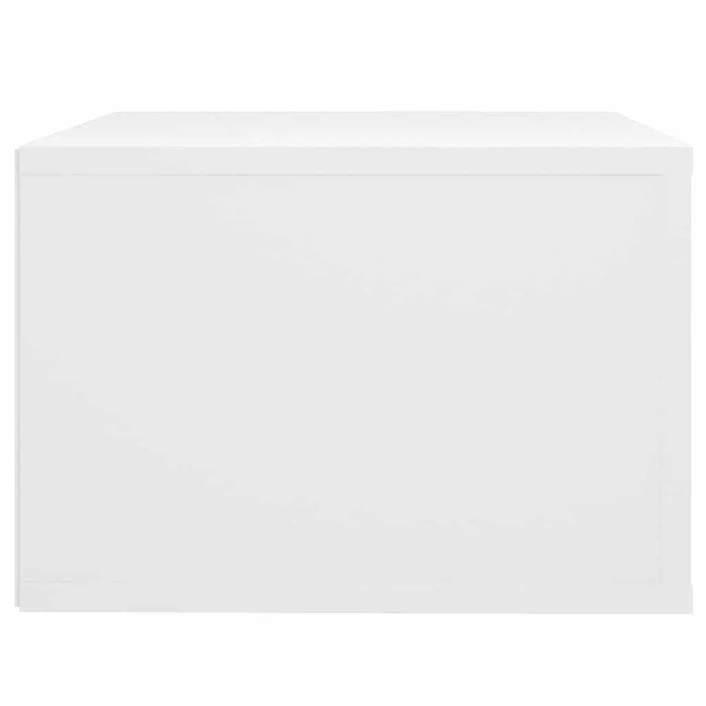 Wall-mounted Bedside Cabinets White 50x36x25 cm Floating Storage Organiser 2 pcs