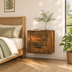 Wall-Mounted Bedside Cabinet