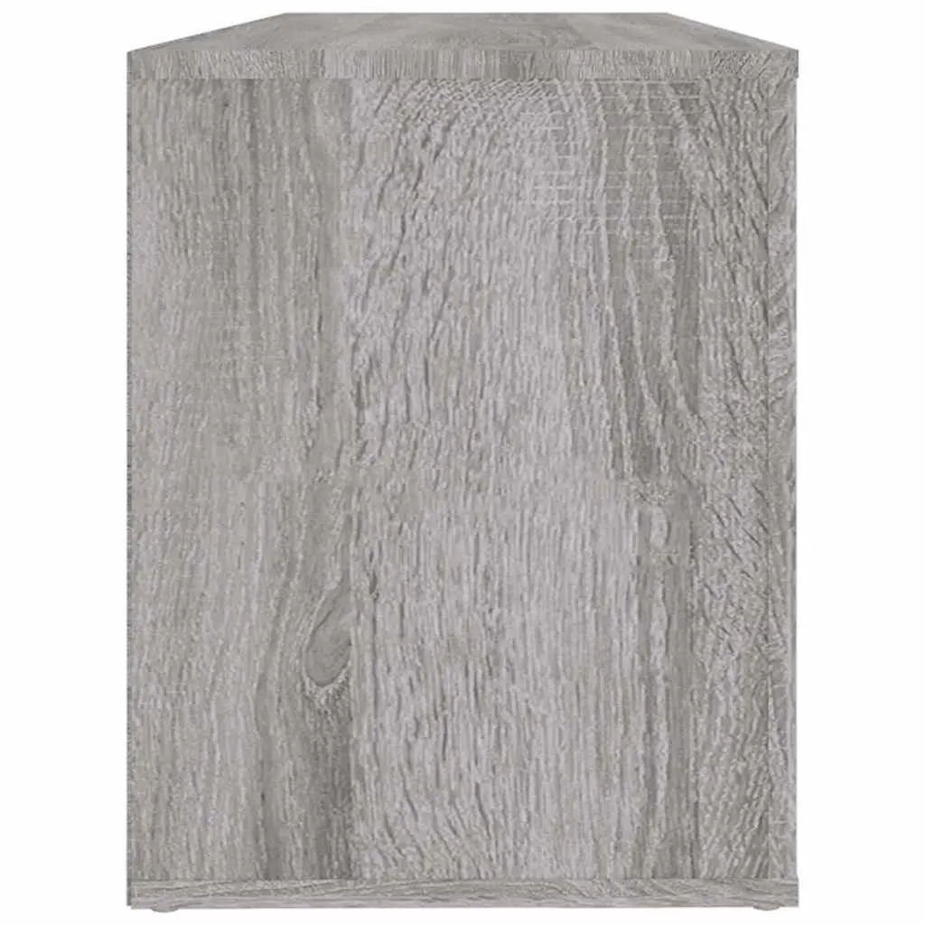 Shoe Cabinet Grey 100x35x45 cm Storage Organiser Engineered Wood