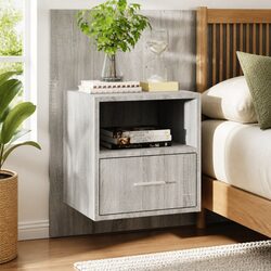 Compact Grey Wall-Mounted Storage Solution