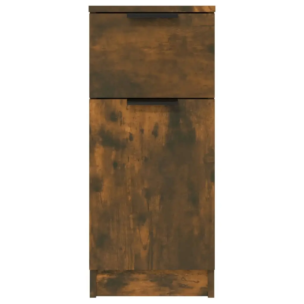 Sideboard Cabinet Brown 30 x 30 x 70 cm Engineered Wood Storage Buffet Display Cupboard 2 Piece