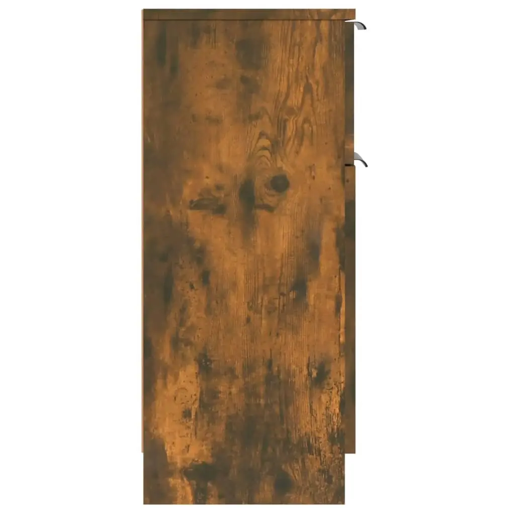 Sideboard Cabinet Brown 30 x 30 x 70 cm Engineered Wood Storage Buffet Display Cupboard 2 Piece