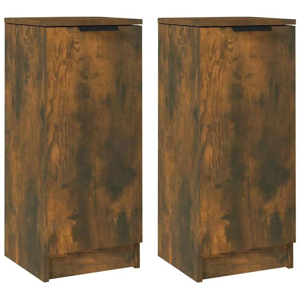 Sideboards Brown 30x30x70 cm Engineered Wood 2 Compartment Storage Cabinet