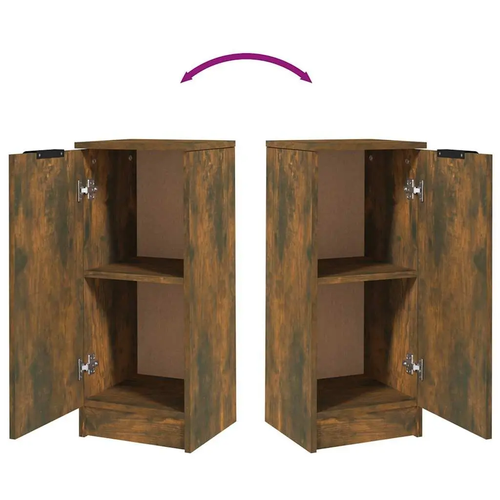 Sideboards Brown 30x30x70 cm Engineered Wood 2 Compartment Storage Cabinet