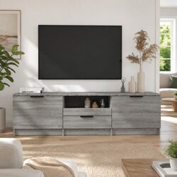 Grey Sonoma TV Cabinet with Ample Storage Options