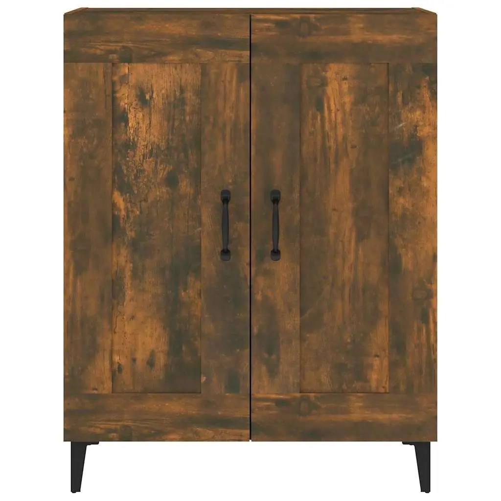 Sideboard Storage Cabinet Brown Engineered Wood Living Room Furniture Buffet