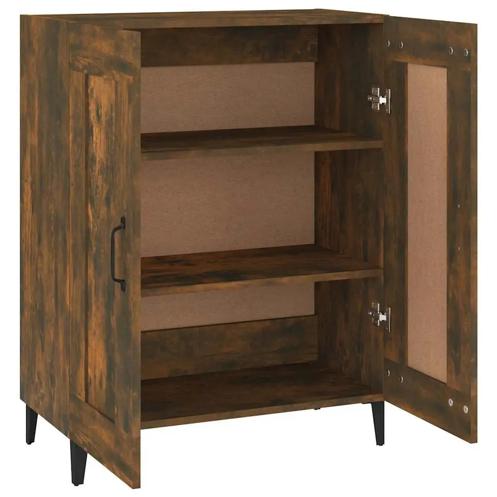 Sideboard Storage Cabinet Brown Engineered Wood Living Room Furniture Buffet