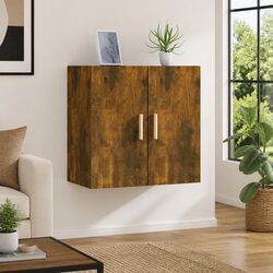Compact Wall Cabinet Smoked Oak - 60x30x60 cm