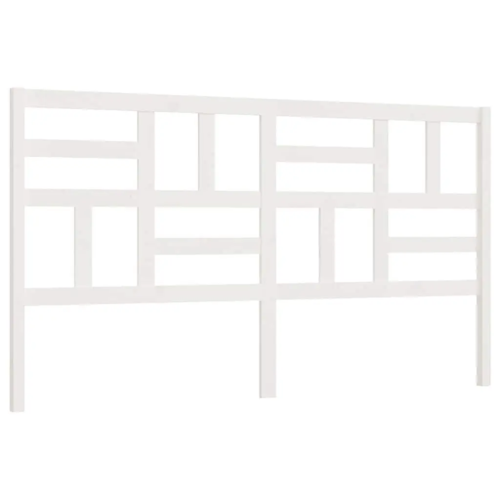 White Wooden Bed Headboard 186cm for Any Bed