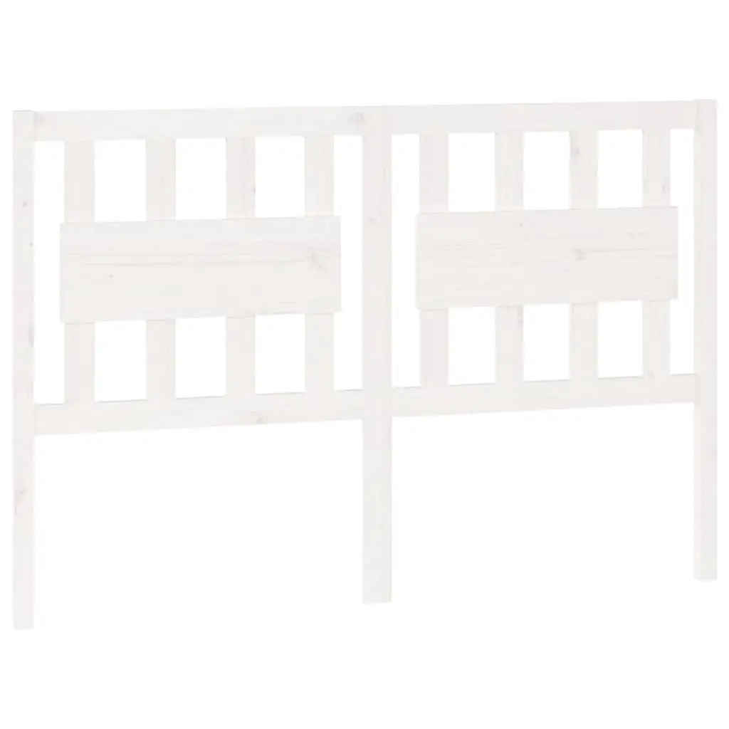 140.5cm Pine Wood Headboard in White