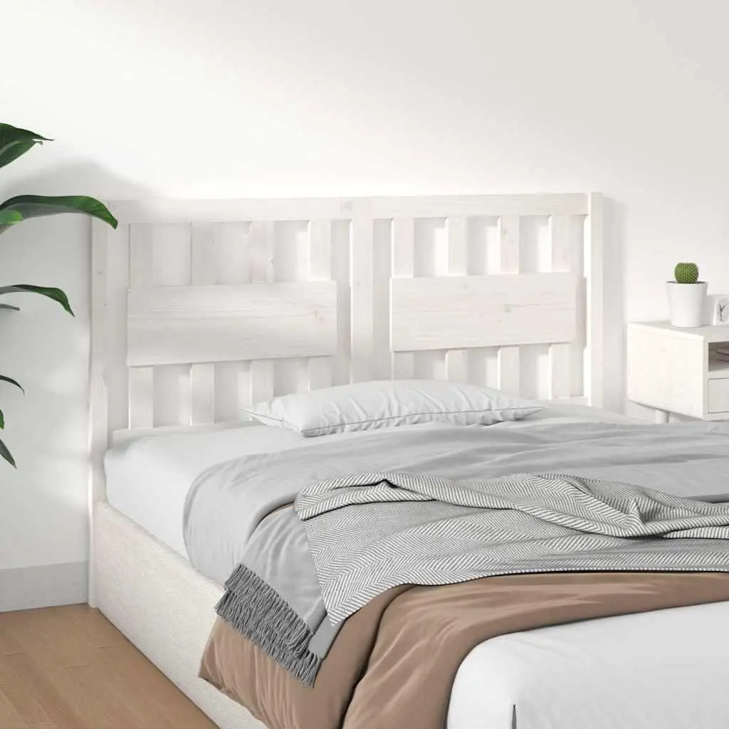 140.5cm Pine Wood Headboard in White