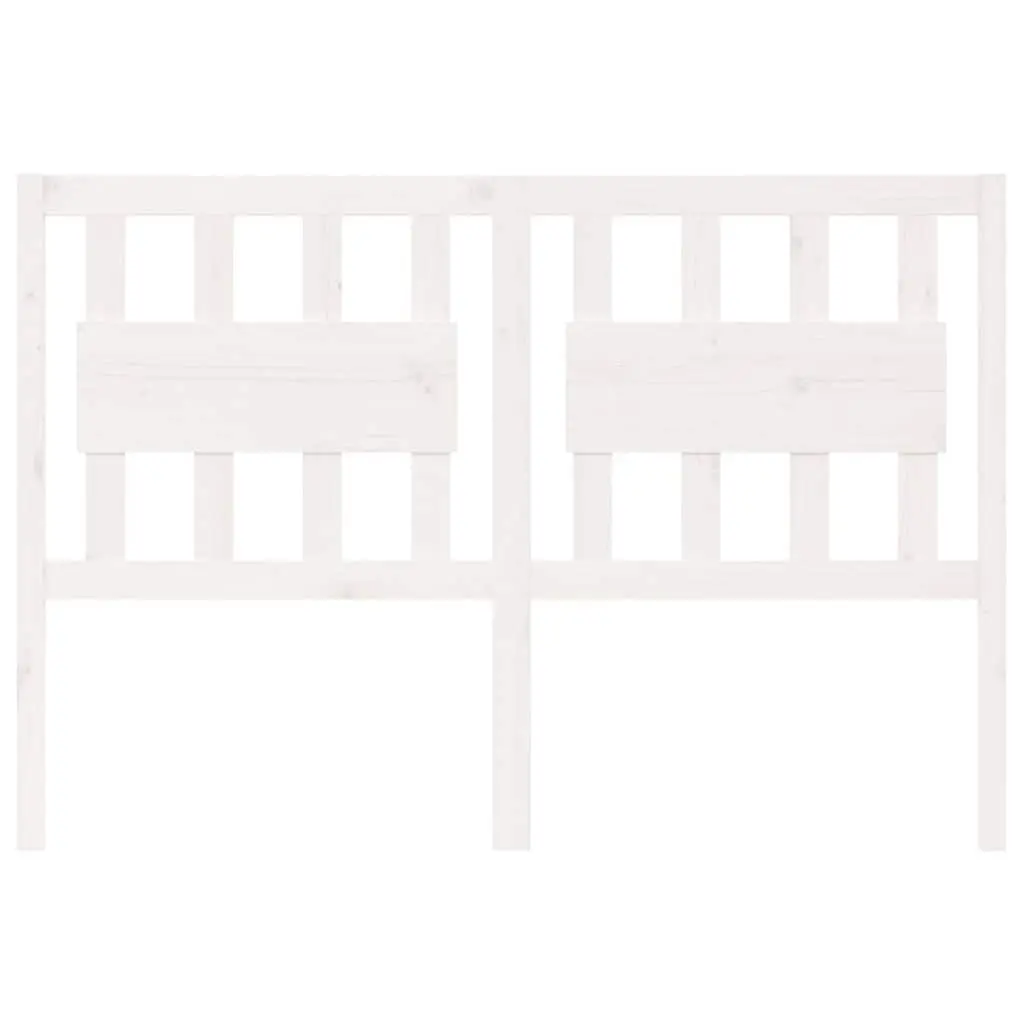 140.5cm Pine Wood Headboard in White