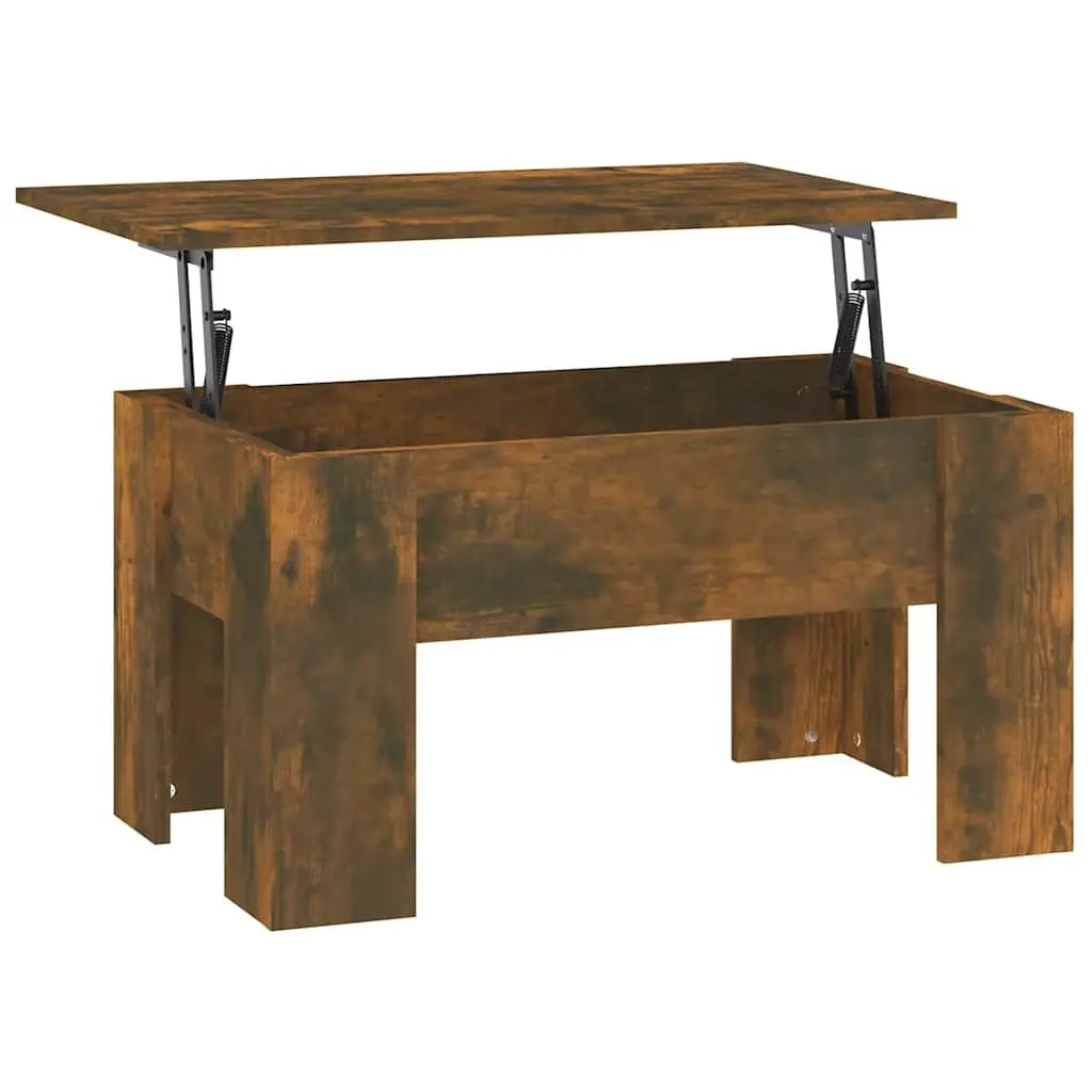 Coffee Table Lift Top Engineered Wood Storage Compartment Modern Living Room