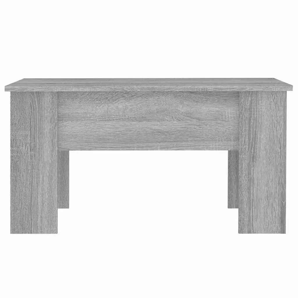 Coffee Table Grey Lift-Top Storage Compartment Multi-Purpose Work Desk