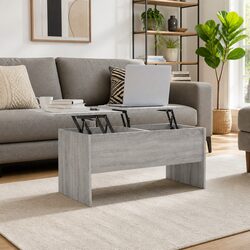 Grey Sonoma Coffee Table with Adjustable Height