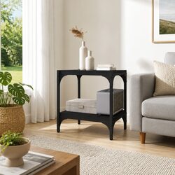 Compact Black TV Cabinet: Perfect Storage Solution