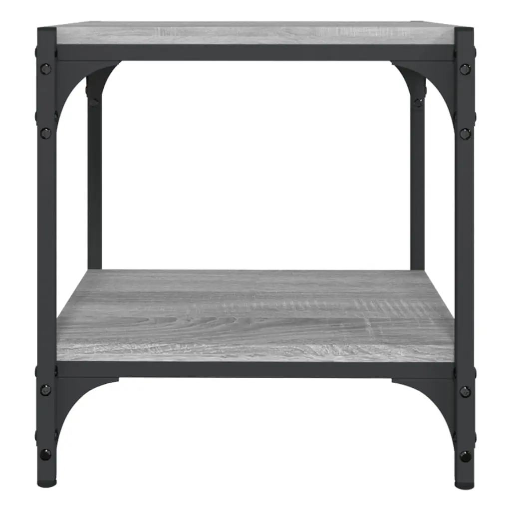 TV Cabinet Grey 40x33x41cm Industrial Style Living Room Storage Unit