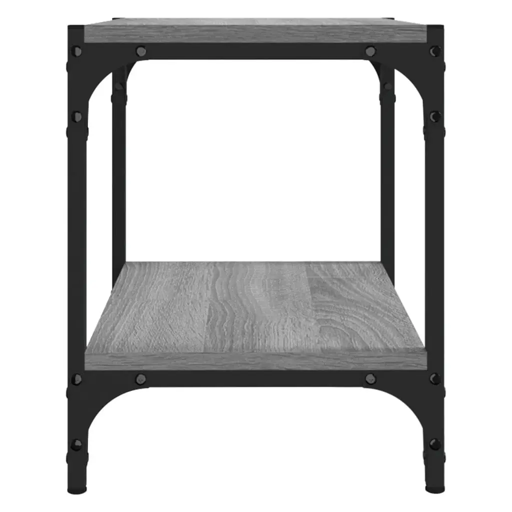 TV Cabinet Grey 40x33x41cm Industrial Style Living Room Storage Unit