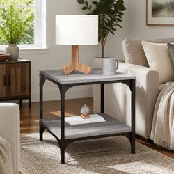 Compact Grey Sonoma Coffee Table with Durable Design