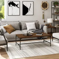 Stylish Brown Oak Coffee Table: Quality Meets Design