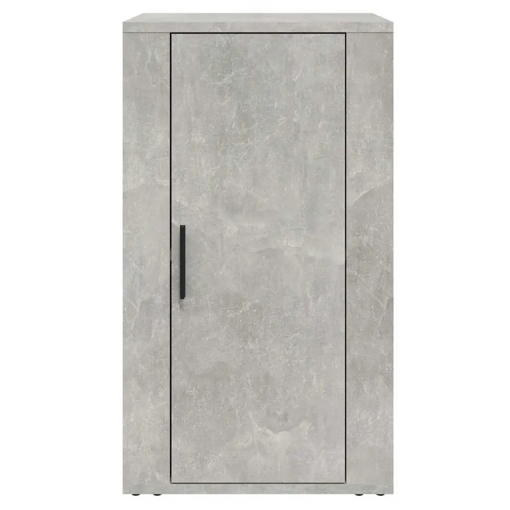 Grey Storage Cabinet Engineered Wood Sideboard with Door Compartment 40x33x70cm
