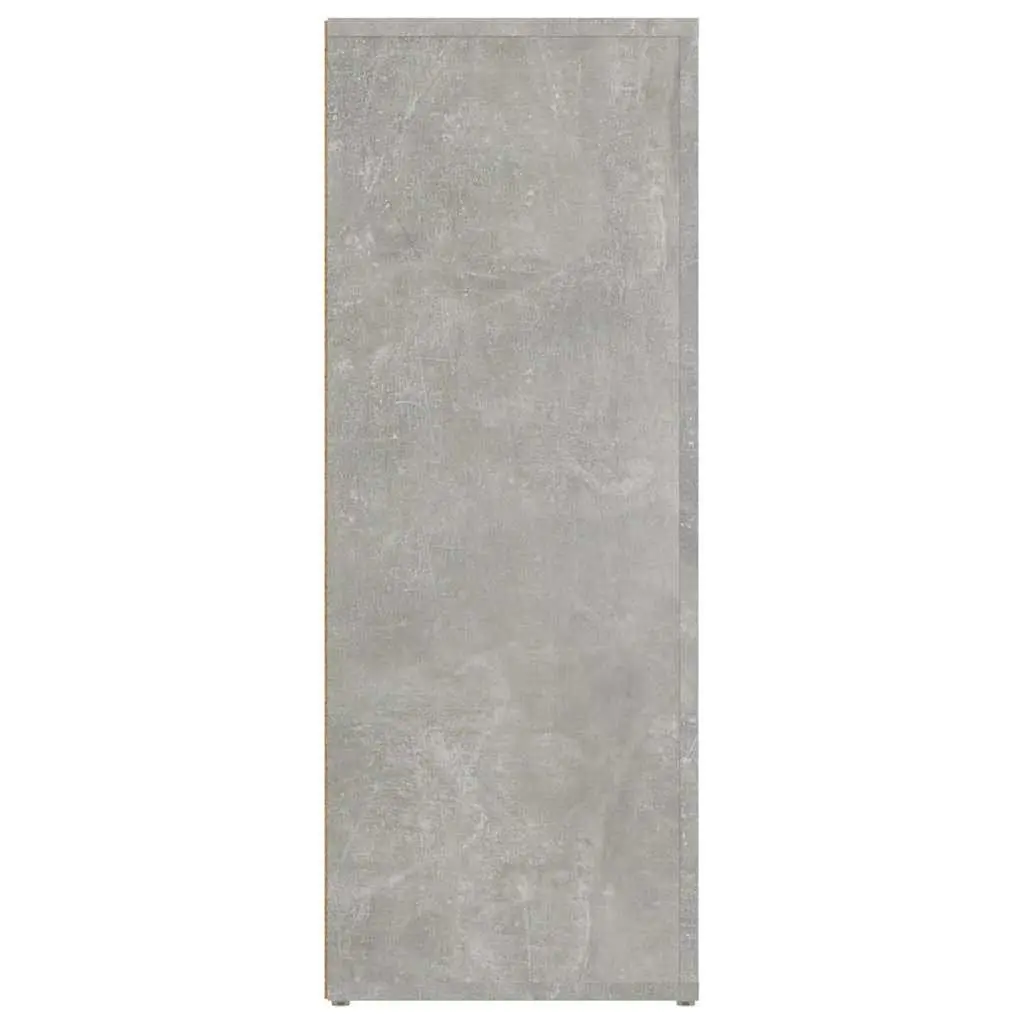 Grey Sideboard Storage Cabinet 80x30x80 cm Engineered Wood for Living Room