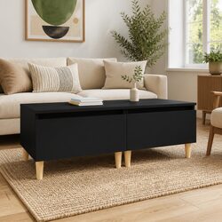 Black Accent Tables, 50x46x35 cm