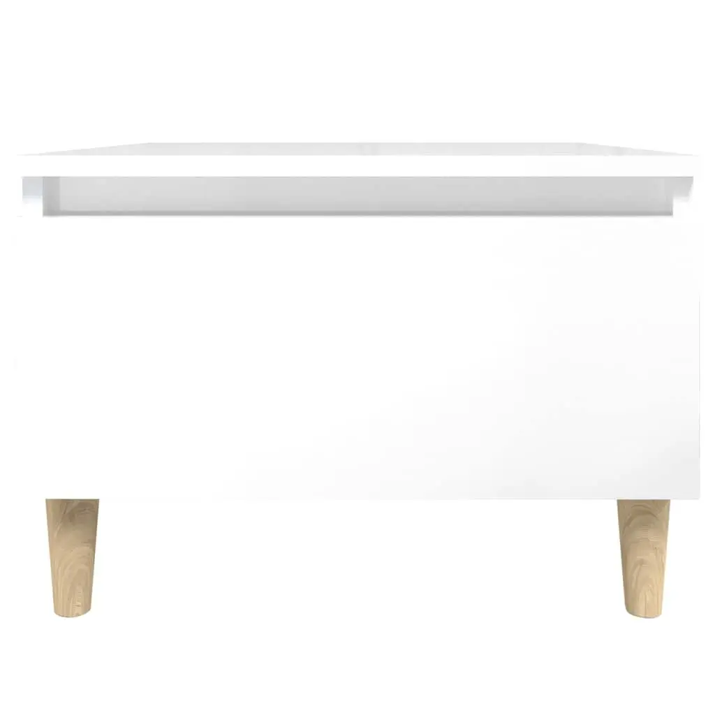 End Table Side Table High Gloss White Modern Living Room Accent Furniture