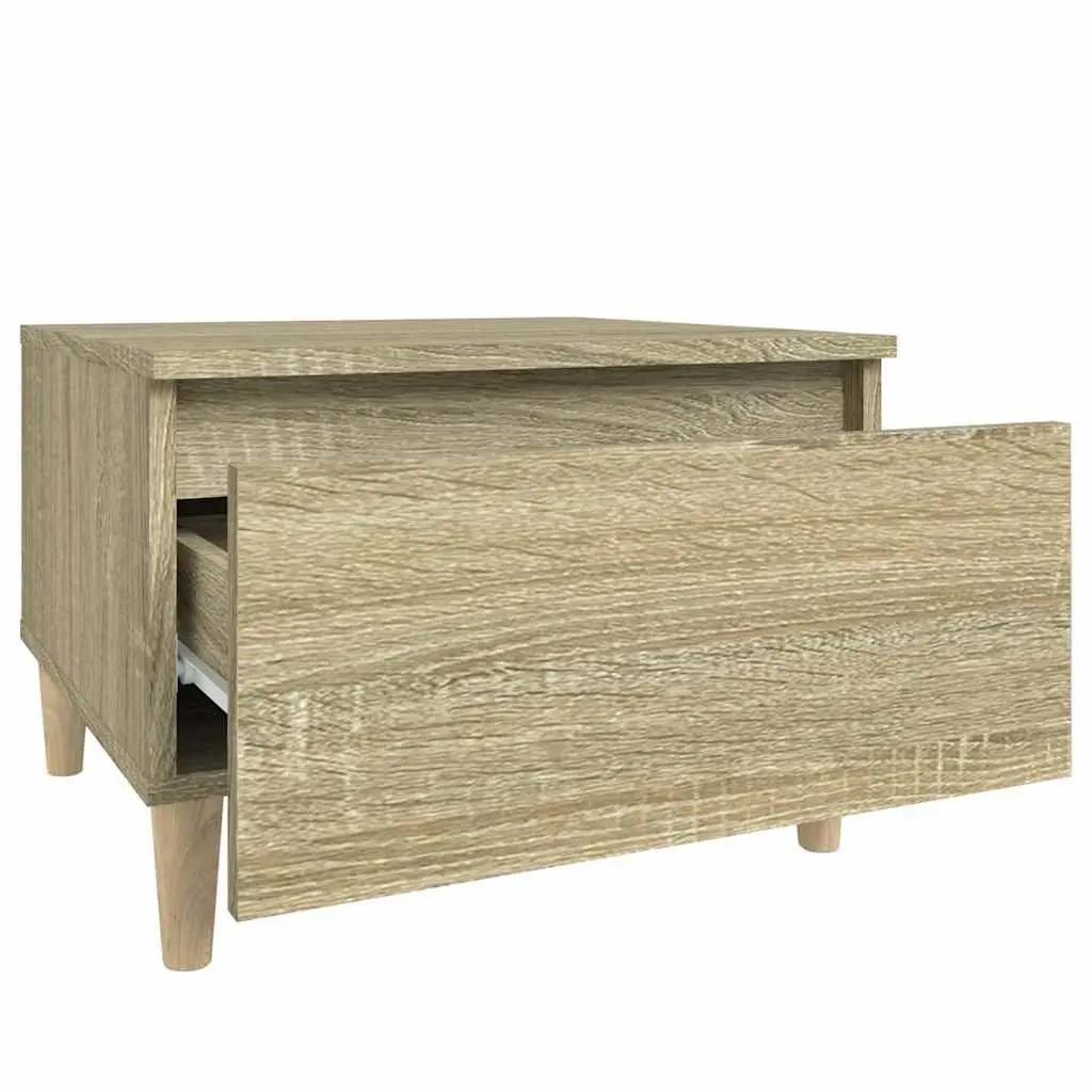 End Table Side Table Sonoma Oak Brown Engineered Wood Living Room Furniture