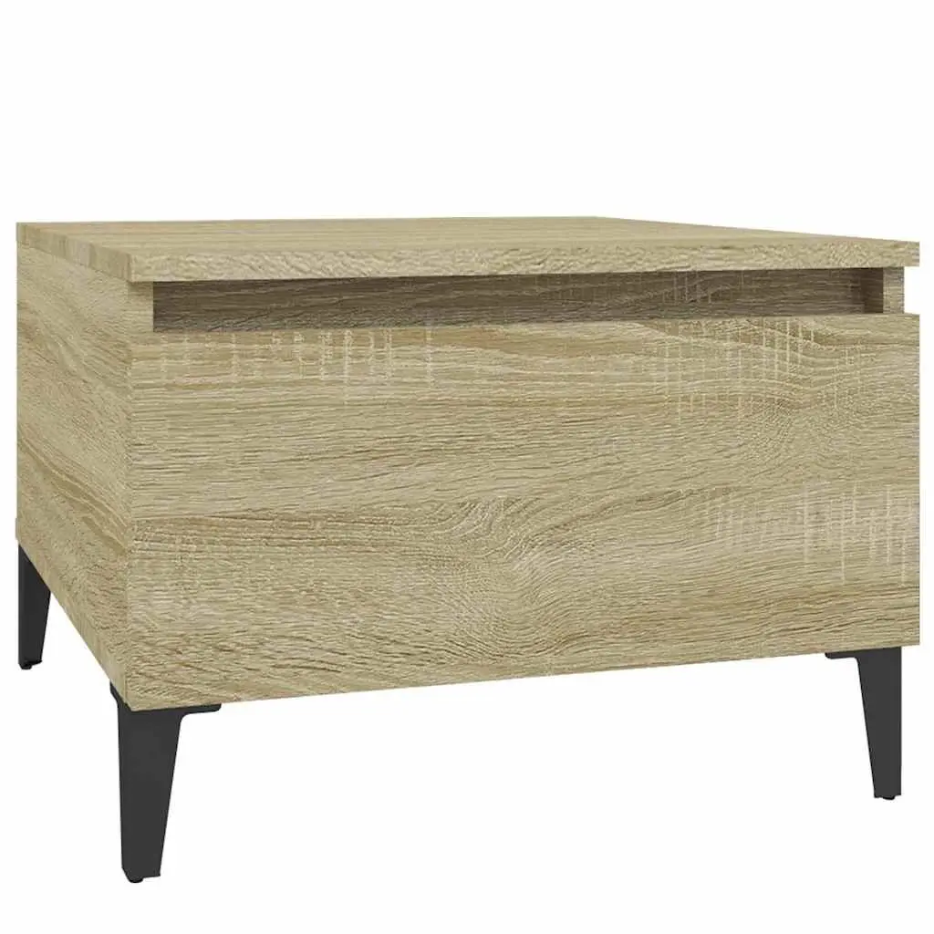 End Tables Brown 50W x 46D x 35H cm Engineered Wood with Drawer Storage