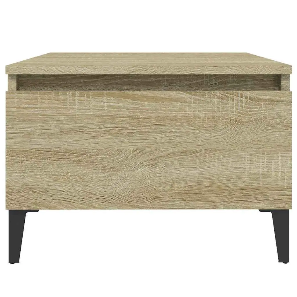 End Tables Brown 50W x 46D x 35H cm Engineered Wood with Drawer Storage