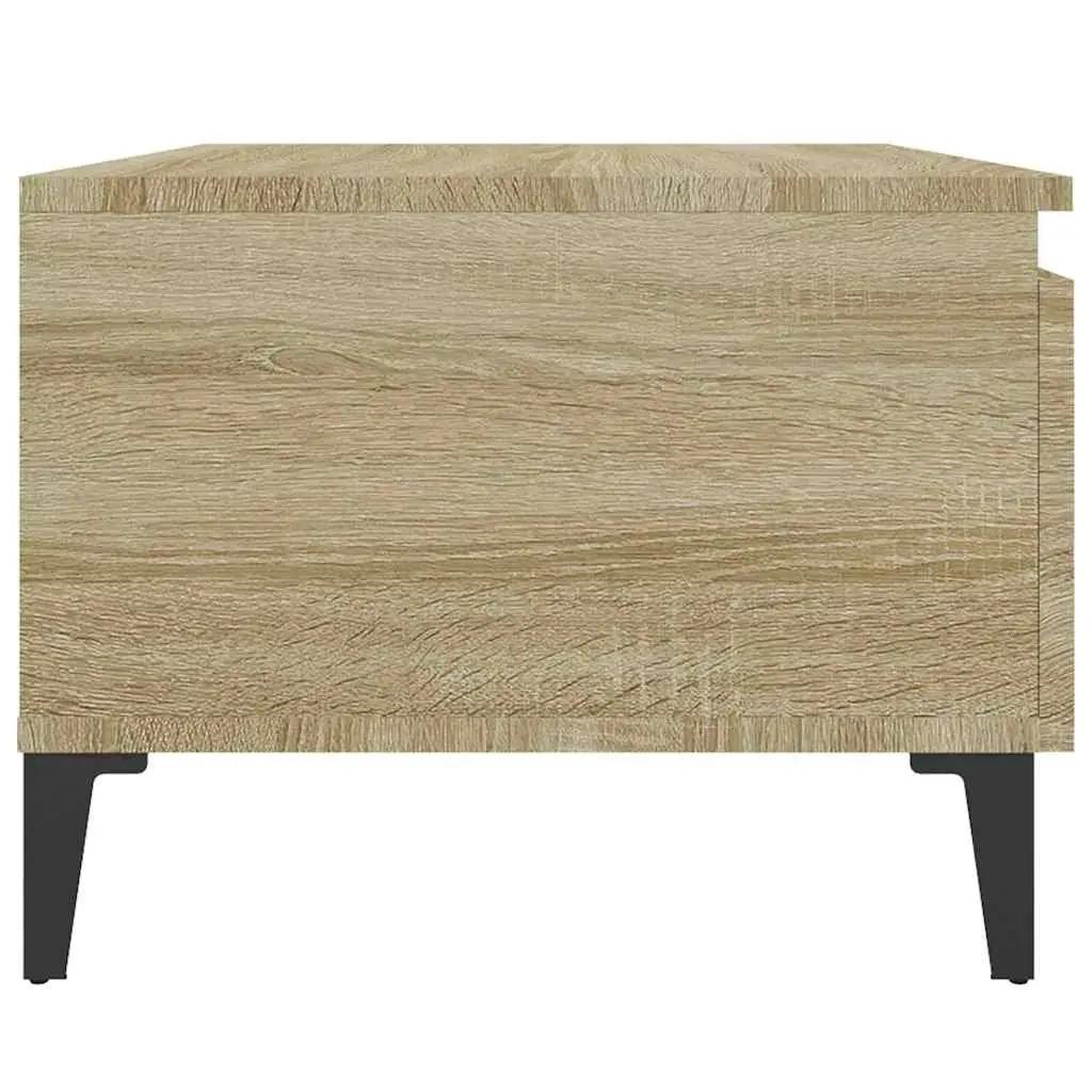 End Tables Brown 50W x 46D x 35H cm Engineered Wood with Drawer Storage