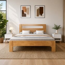 2-Piece White Bedside Tables