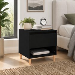 Black Nightstand for Bedrooms