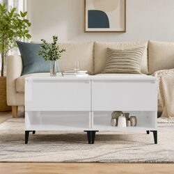 High Gloss End Tables with Ample Storage